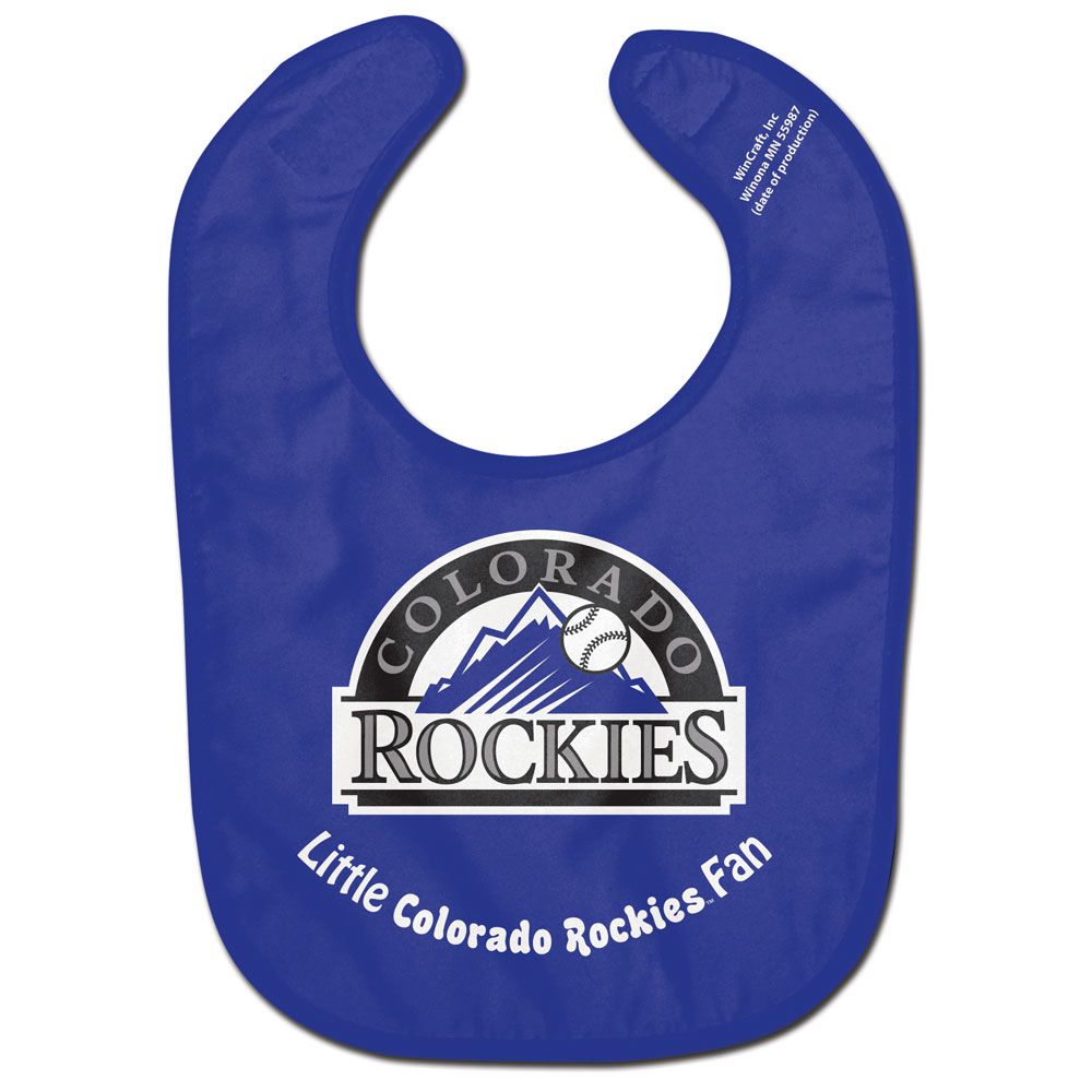 Colorado Rockies Baby Bib All Pro Style Special Order