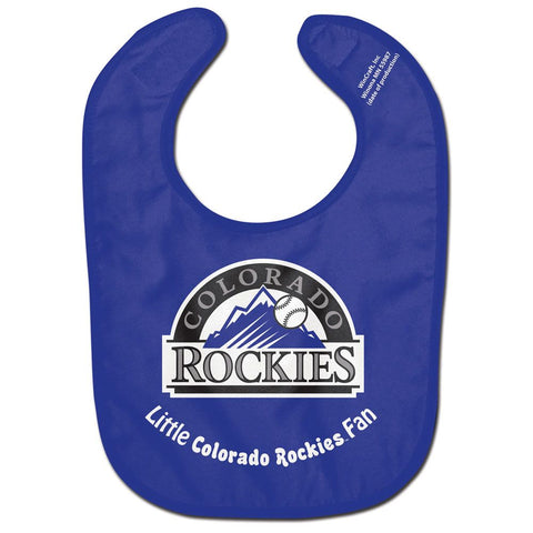 Colorado Rockies Baby Bib All Pro Style Special Order