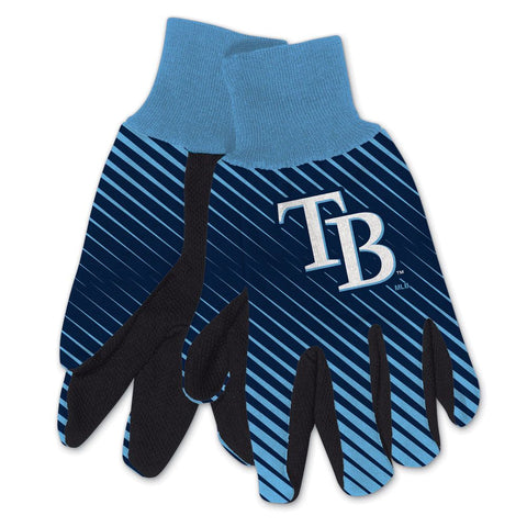 Tampa Bay Rays Gloves Two Tone Style Adult Size Special Order