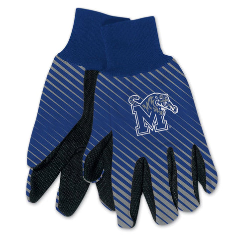 Memphis Tigers Gloves Two Tone Style Adult Size Special Order