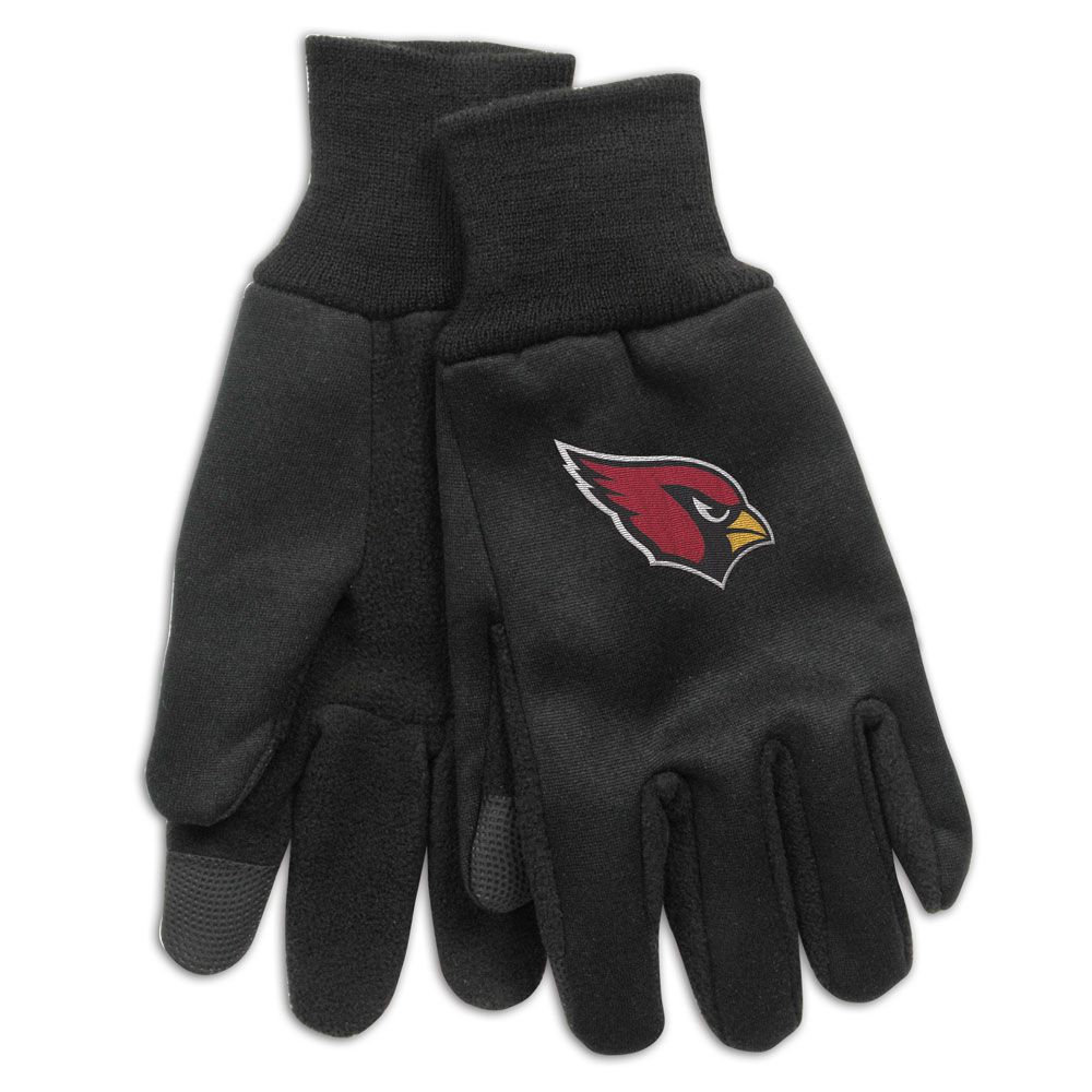 Arizona Cardinals Gloves Technology Style Adult Size Special Order