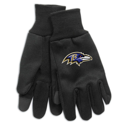Baltimore Ravens Gloves Technology Style Adult Size