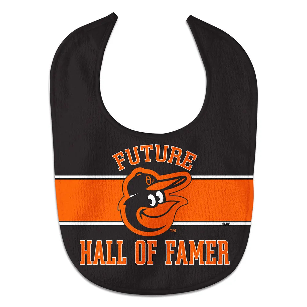 Baltimore Orioles Baby Bib All Pro Style Future Hall of Famer Special Order