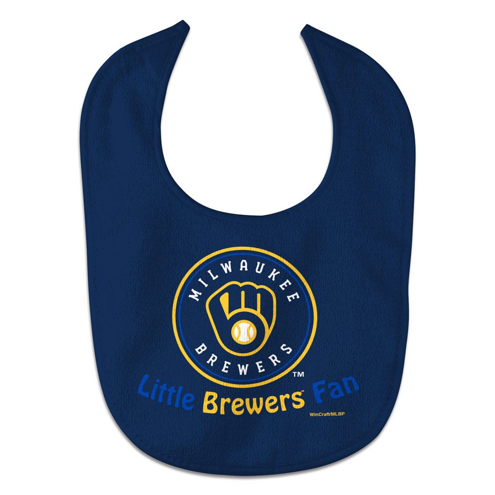 Milwaukee Brewers Baby Bib All Pro Style