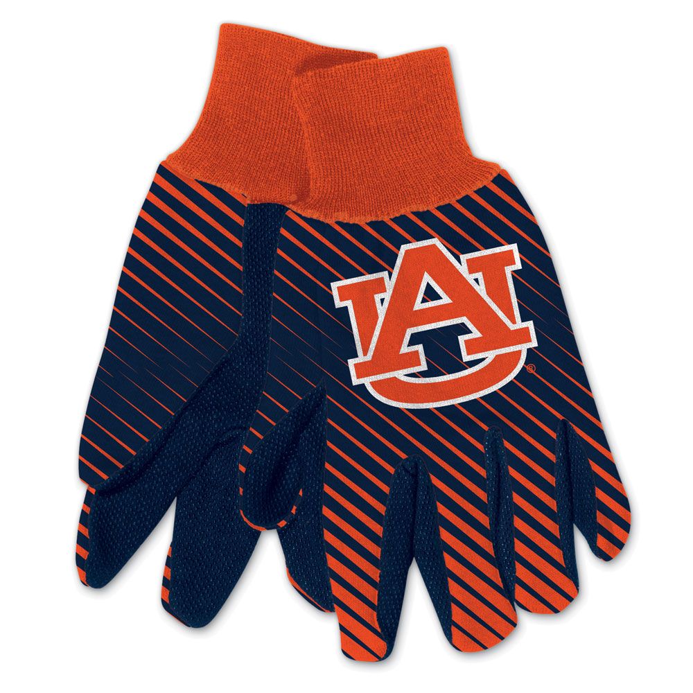 Auburn Tigers Gloves Two Tone Style Adult Size