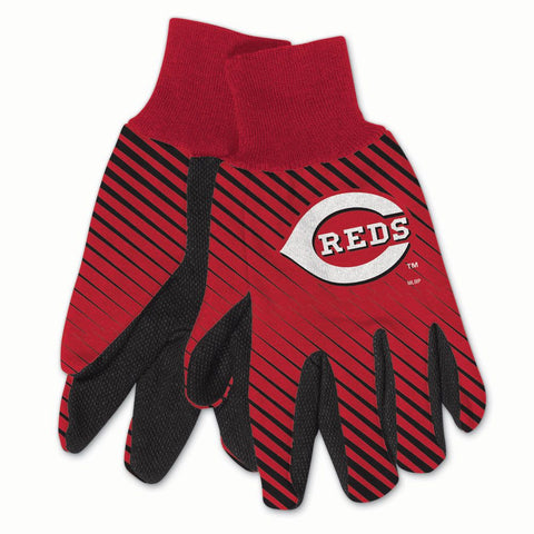 Cincinnati Reds Gloves Two Tone Style Adult Size