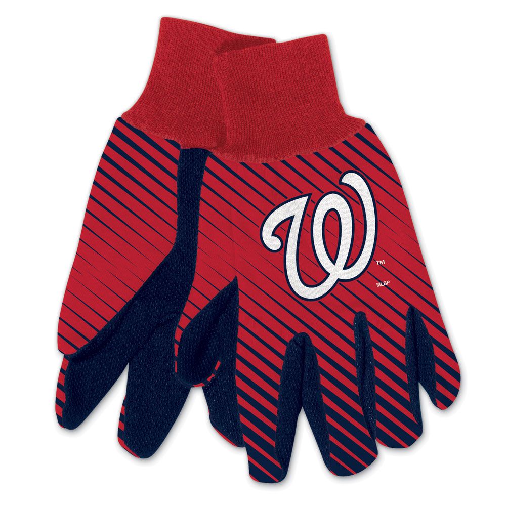 Washington Nationals Gloves Two Tone Style Adult Size