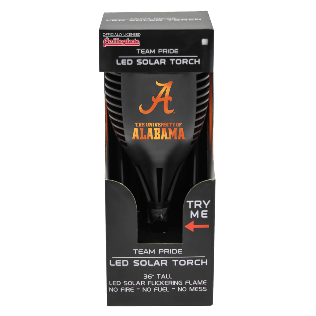 Alabama Crimson Tide Solar Torch LED