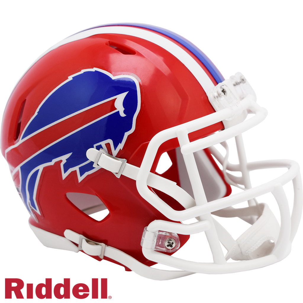 Buffalo Bills Helmet Riddell Replica Mini Speed Style 1987 2001 T/B Periodic Restock