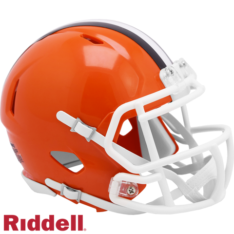 Cleveland Browns Helmet Riddell Replica Mini Speed Style 1975 2005 T/B Periodic Restock