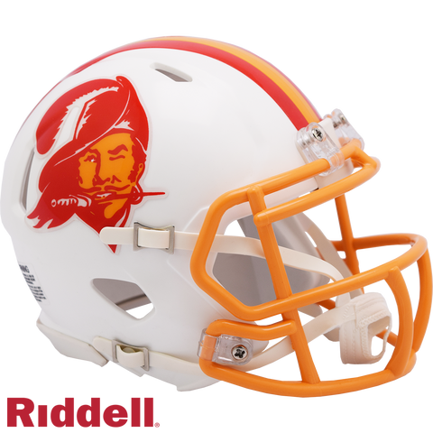 Tampa Bay Buccaneers Helmet Riddell Replica Mini Speed Style 1976 1996 T/B Periodic Restock