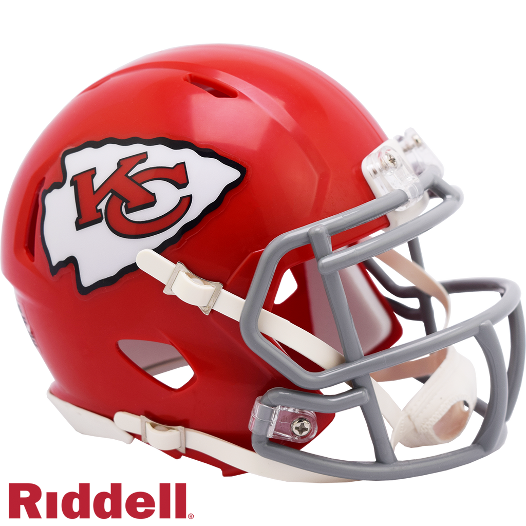 Kansas City Chiefs Helmet Riddell Replica Mini Speed Style 1963 1973 T/B Periodic Restock