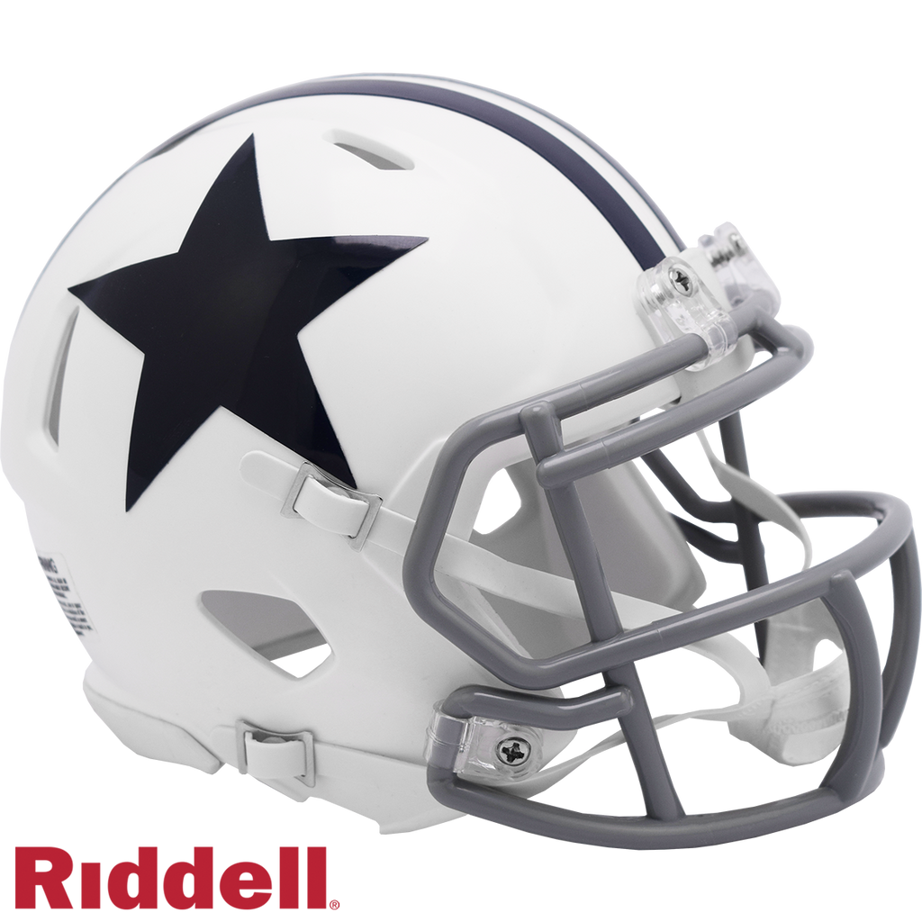 Dallas Cowboys Helmet Riddell Replica Mini Speed Style 1960 1963 T/B Periodic Restock