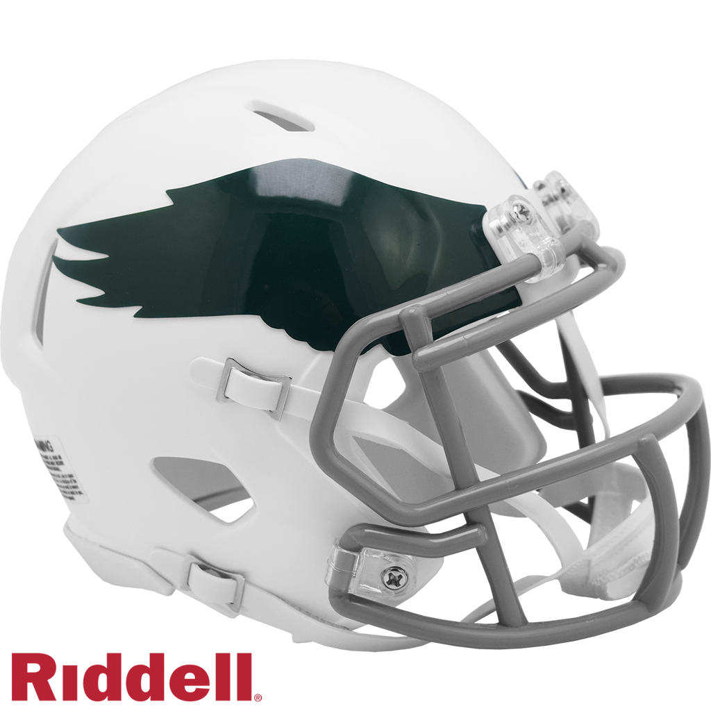 Philadelphia Eagles Helmet Riddell Replica Mini Speed Style 1969 1973 T/B Periodic Restock