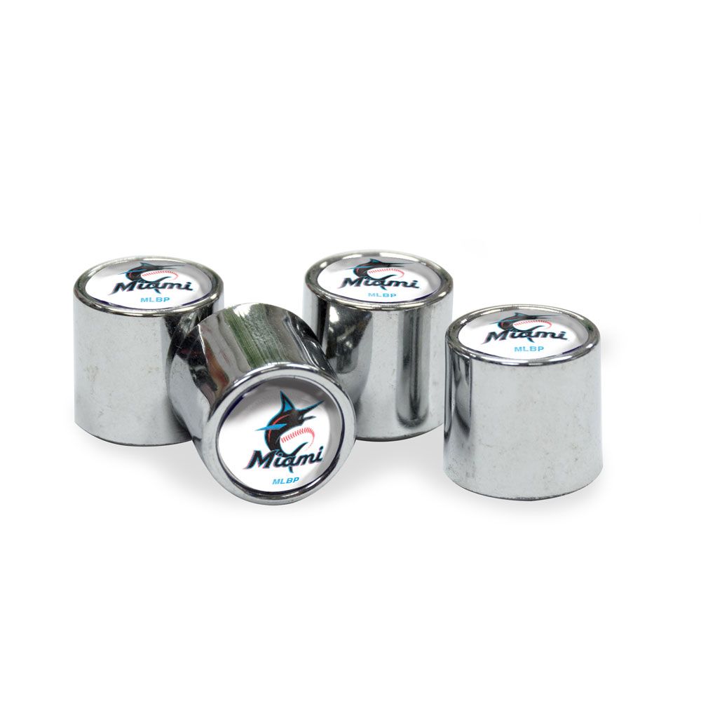 Miami Marlins Valve Stem Caps Special Order