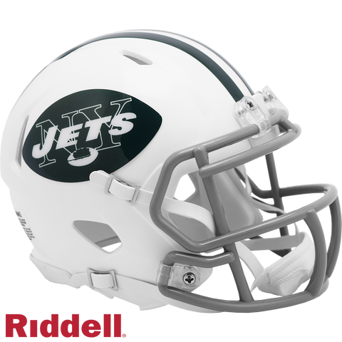 New York Jets Helmet Riddell Replica Mini Speed Style 1965 1977 T/B Periodic Restock