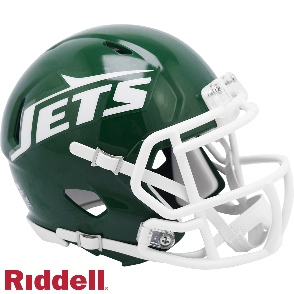 New York Jets Helmet Riddell Replica Mini Speed Style 1978 1989 T/B Periodic Restock
