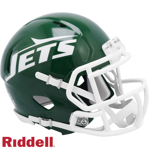 New York Jets Helmet Riddell Replica Mini Speed Style 1978 1989 T/B Periodic Restock
