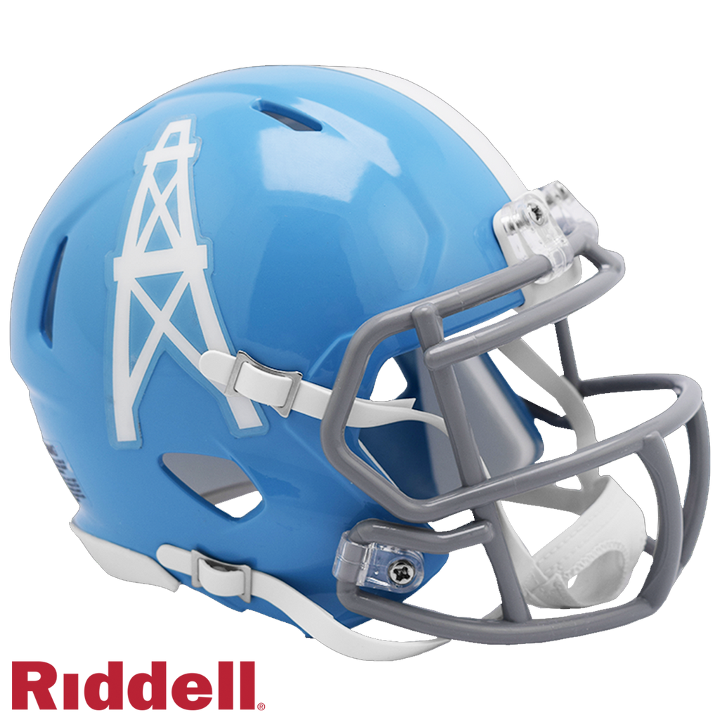 Houston Oilers Helmet Riddell Replica Mini Speed Style 1960 1962 T/B Periodic Restock