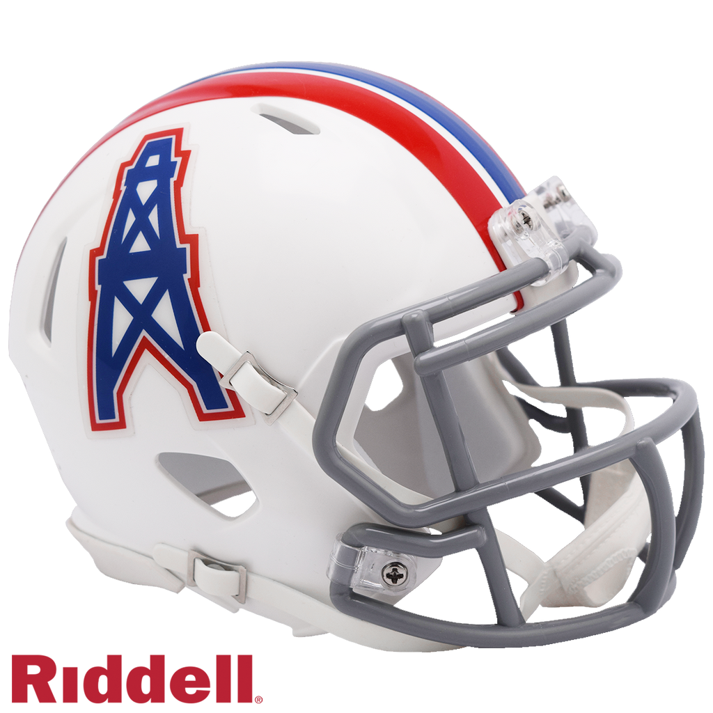Houston Oilers Helmet Riddell Replica Mini Speed Style 1975 1980 T/B Periodic Restock