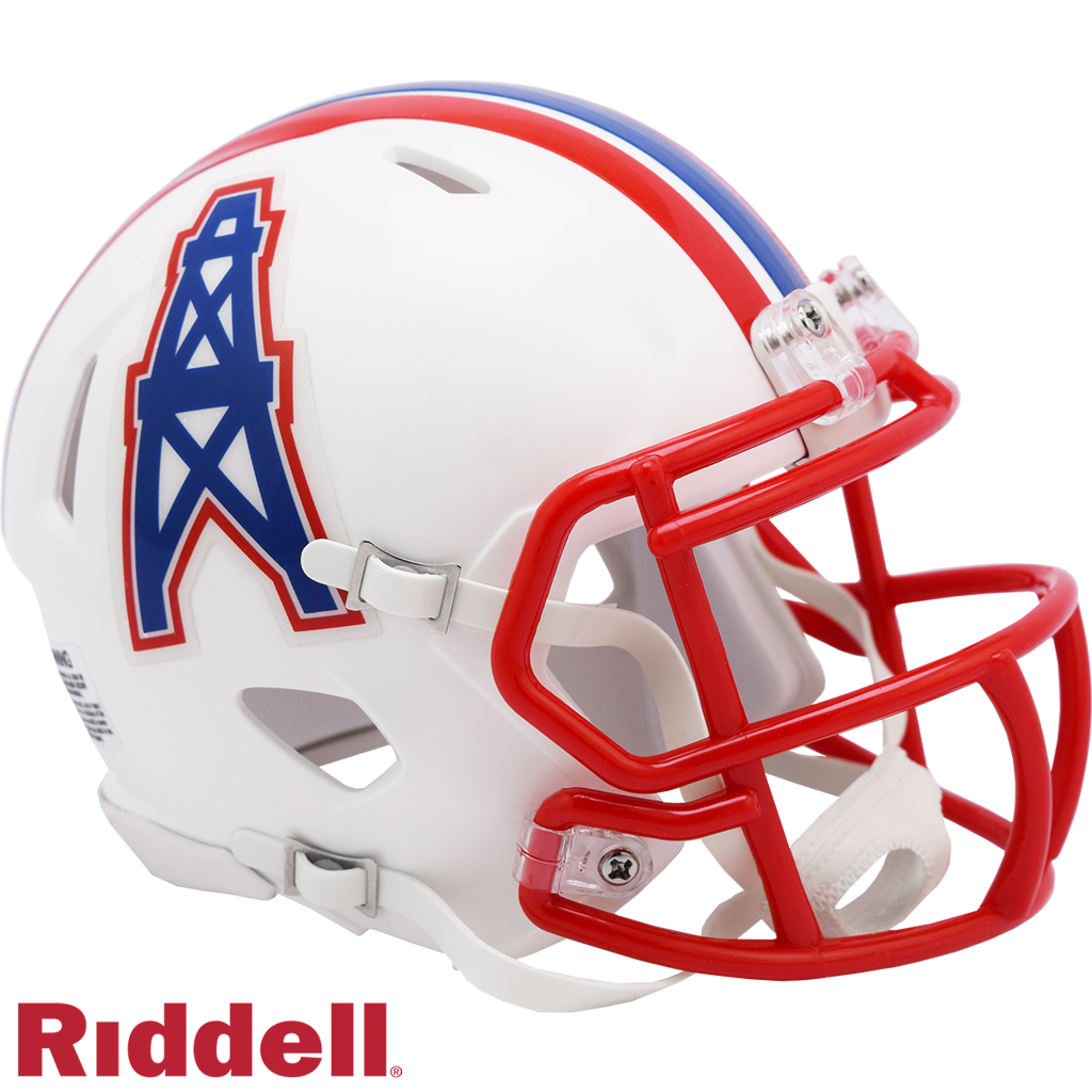 Houston Oilers Helmet Riddell Replica Mini Speed Style 1981 1998 T/B Periodic Restock