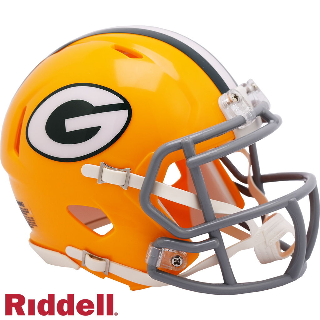 Green Bay Packers s Helmet Riddell Replica Mini Speed Style 1961 1979 T/B Periodic Restock