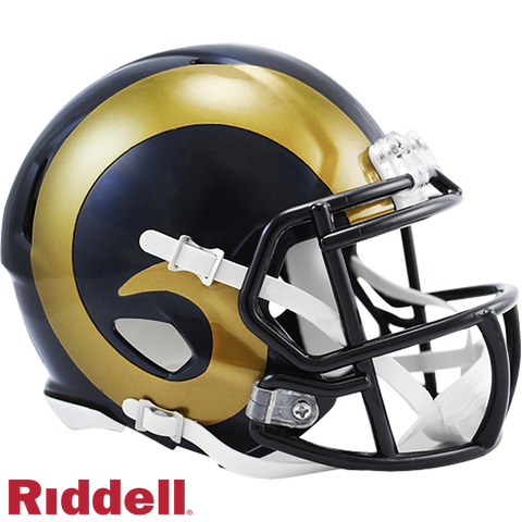 Los Angeles Rams Helmet Riddell Replica Mini Speed Style 2000 2016 T/B Periodic Restock