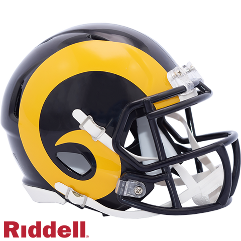 Los Angeles Rams Helmet Riddell Replica Mini Speed Style 1981 1999 T/B Periodic Restock