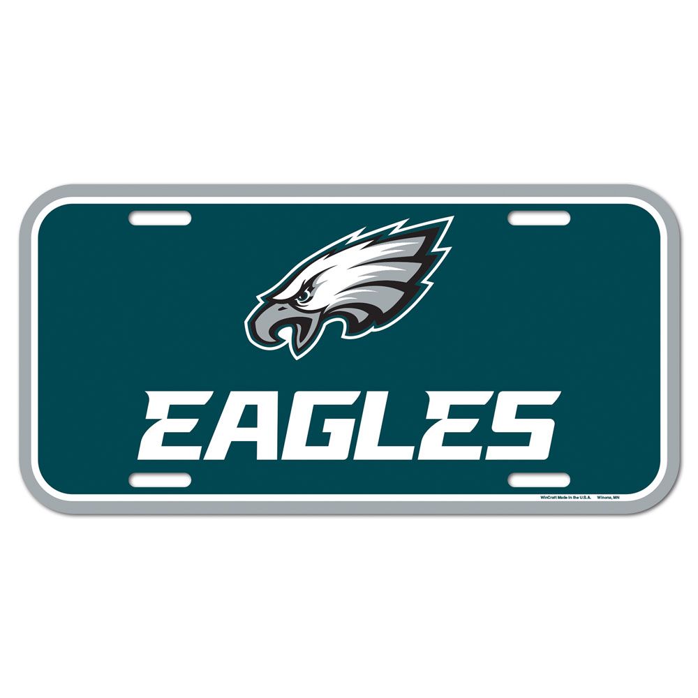 Philadelphia Eagles License Plate Plastic