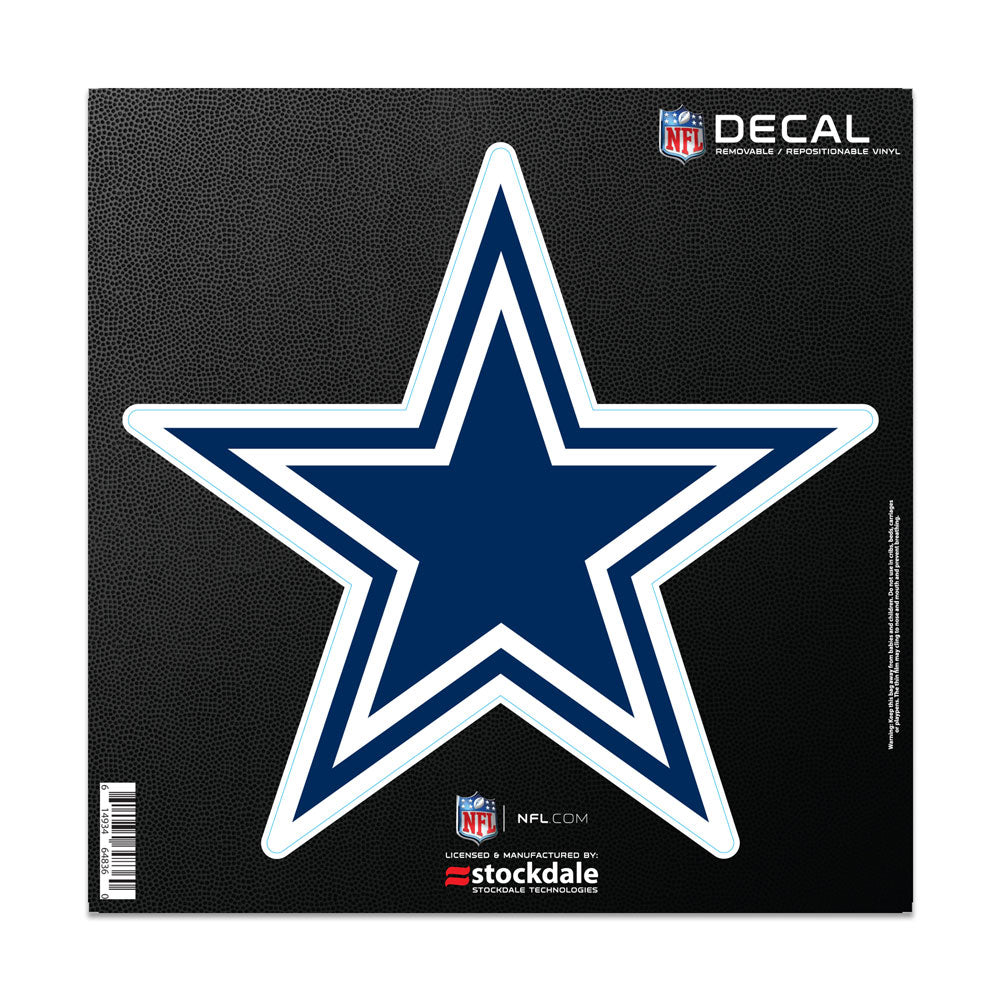 Dallas Cowboys Decal 6x6 All Surface Logo Special Order