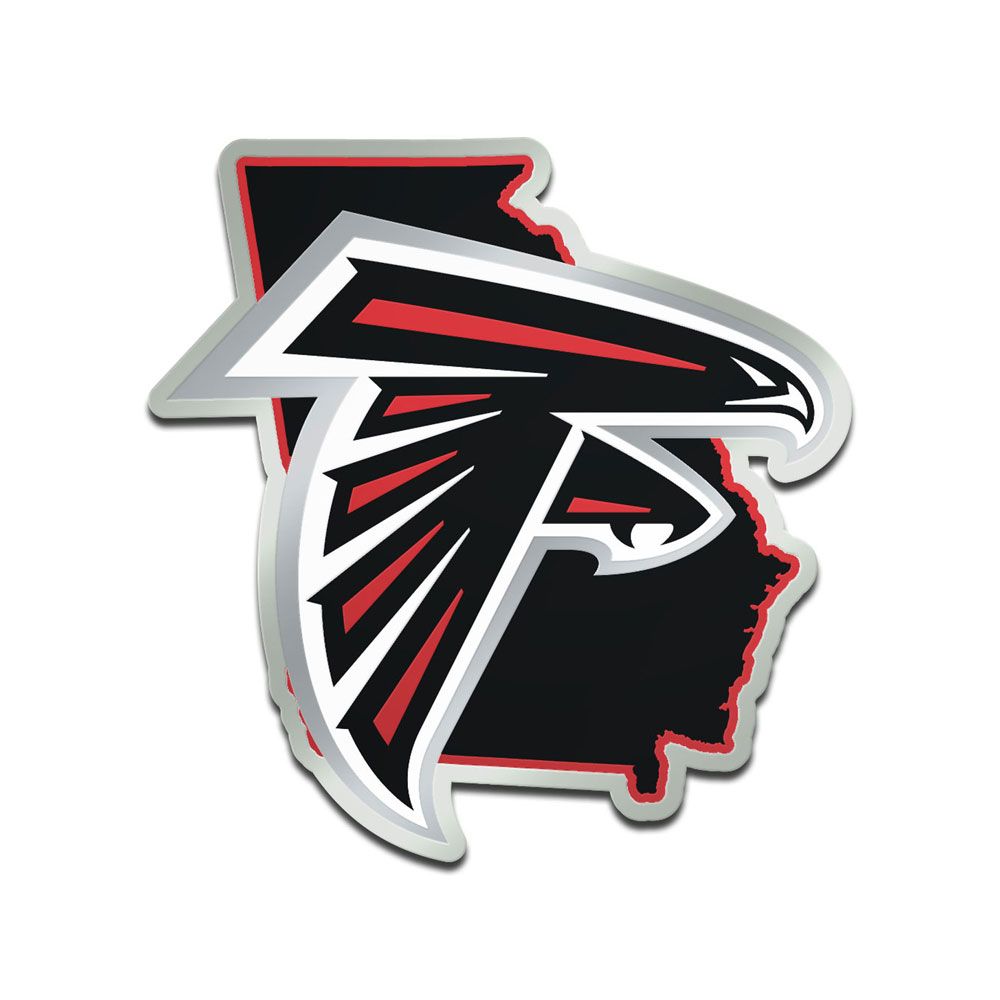 Atlanta Falcons Auto Emblem Acrylic State Shape Special Order