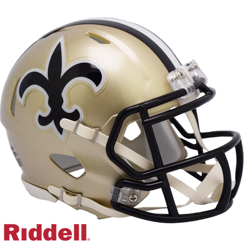 New Orleans Saints Helmet Riddell Replica Mini Speed Style 1976 1999 T/B Periodic Restock