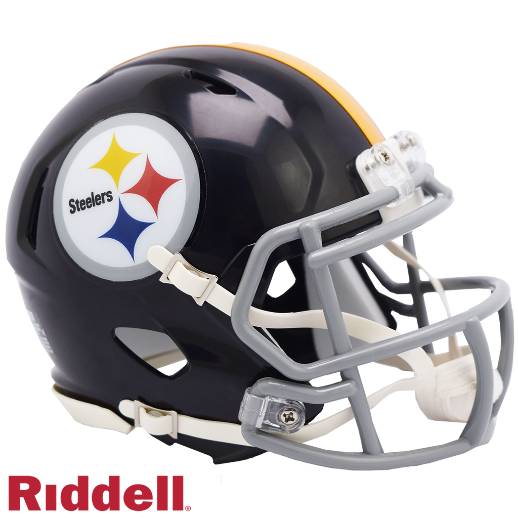 Pittsburgh Steelers Helmet Riddell Replica Mini Speed Style 1963 1976 T/B Periodic Restock