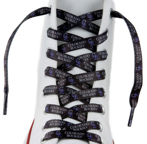 Colorado Rockies Shoe Laces 54 Inch Special Order