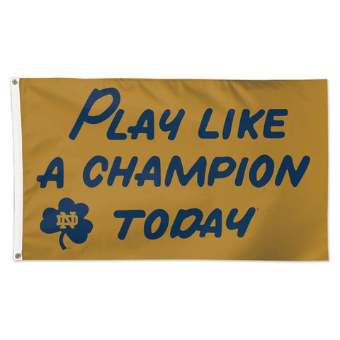 Notre Dame Fighting Irish Flag 3x5 Deluxe Style PLACT Design Special Order