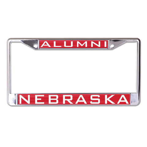 Nebraska Cornhuskers License Plate Frame Inlaid Alumni Special Order