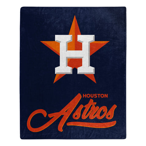Houston Astros Blanket 50x60 Raschel Signature Design