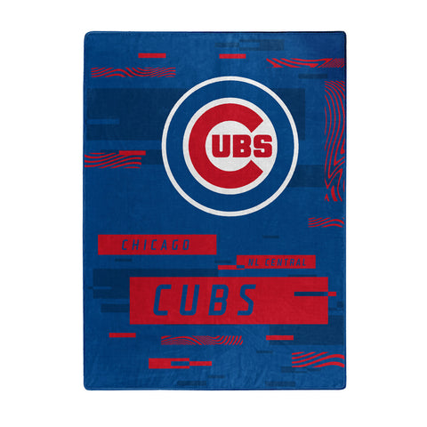 Chicago Cubs Blanket 60x80 Raschel Digitize Design