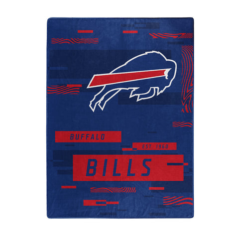 Buffalo Bills Blanket 60x80 Raschel Digitize Design
