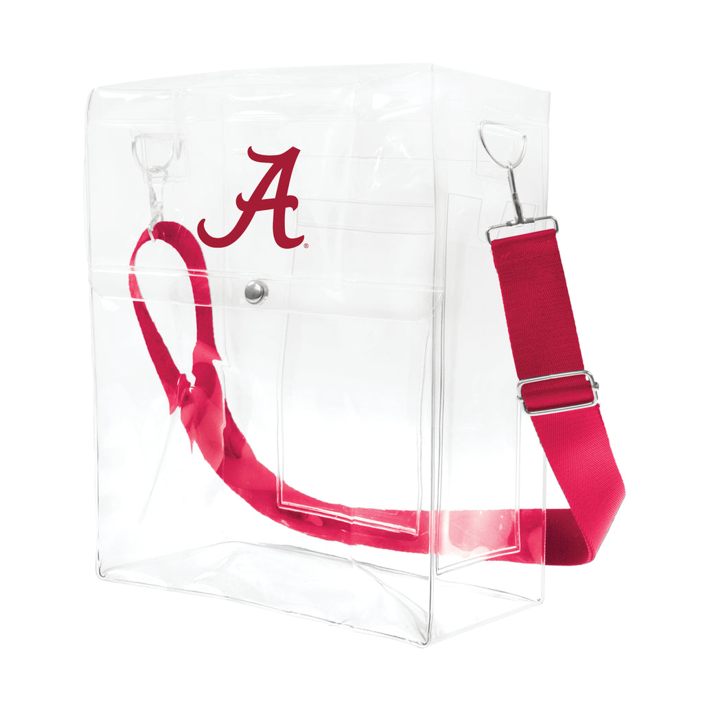 Alabama Crimson Tide Clear Ticket Satchel