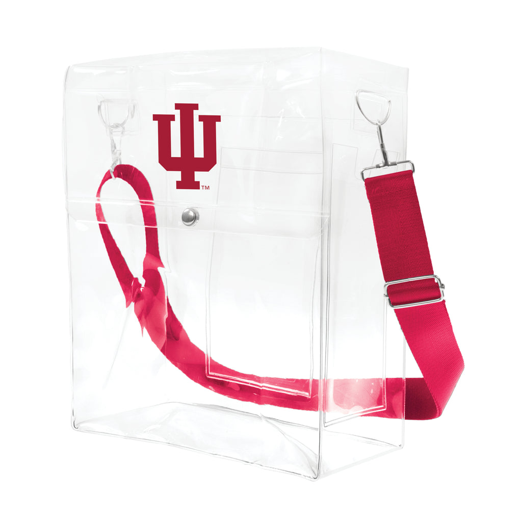 Indiana Hoosiers Clear Ticket Satchel