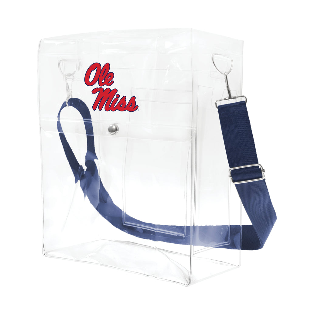 Ole Miss Rebels Clear Ticket Satchel