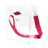 Arkansas Razorbacks Clear Ticket Satchel