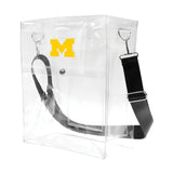 Michigan Wolverines Clear Ticket Satchel