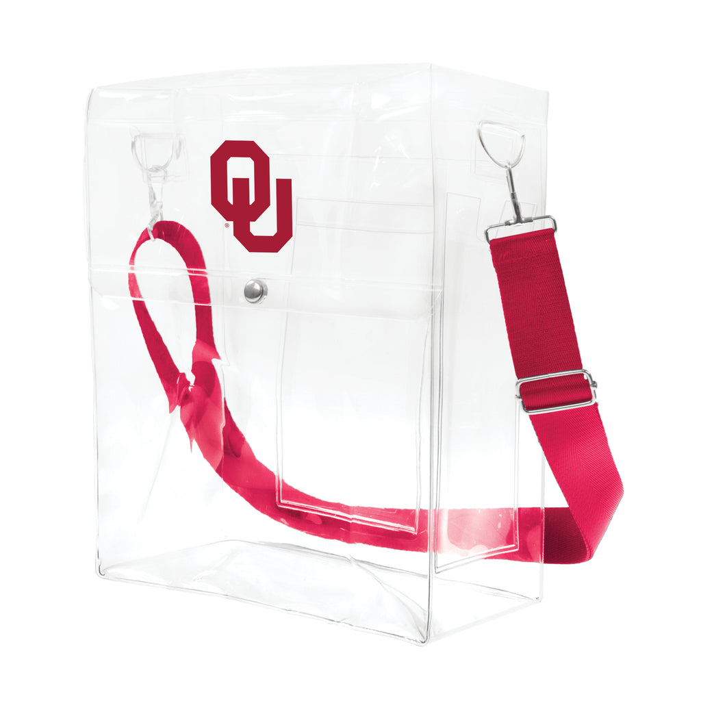 Oklahoma Sooners Clear Ticket Satchel