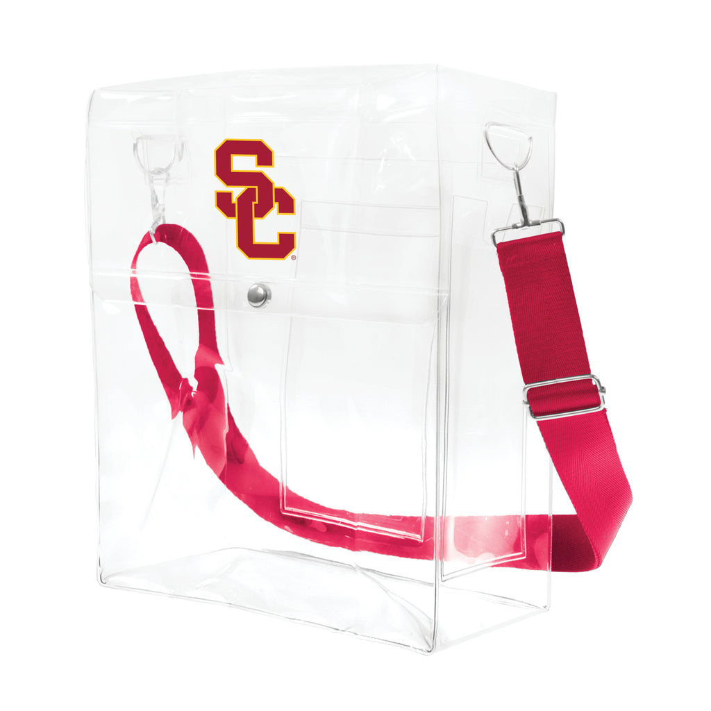 USC Trojans Clear Ticket Satchel