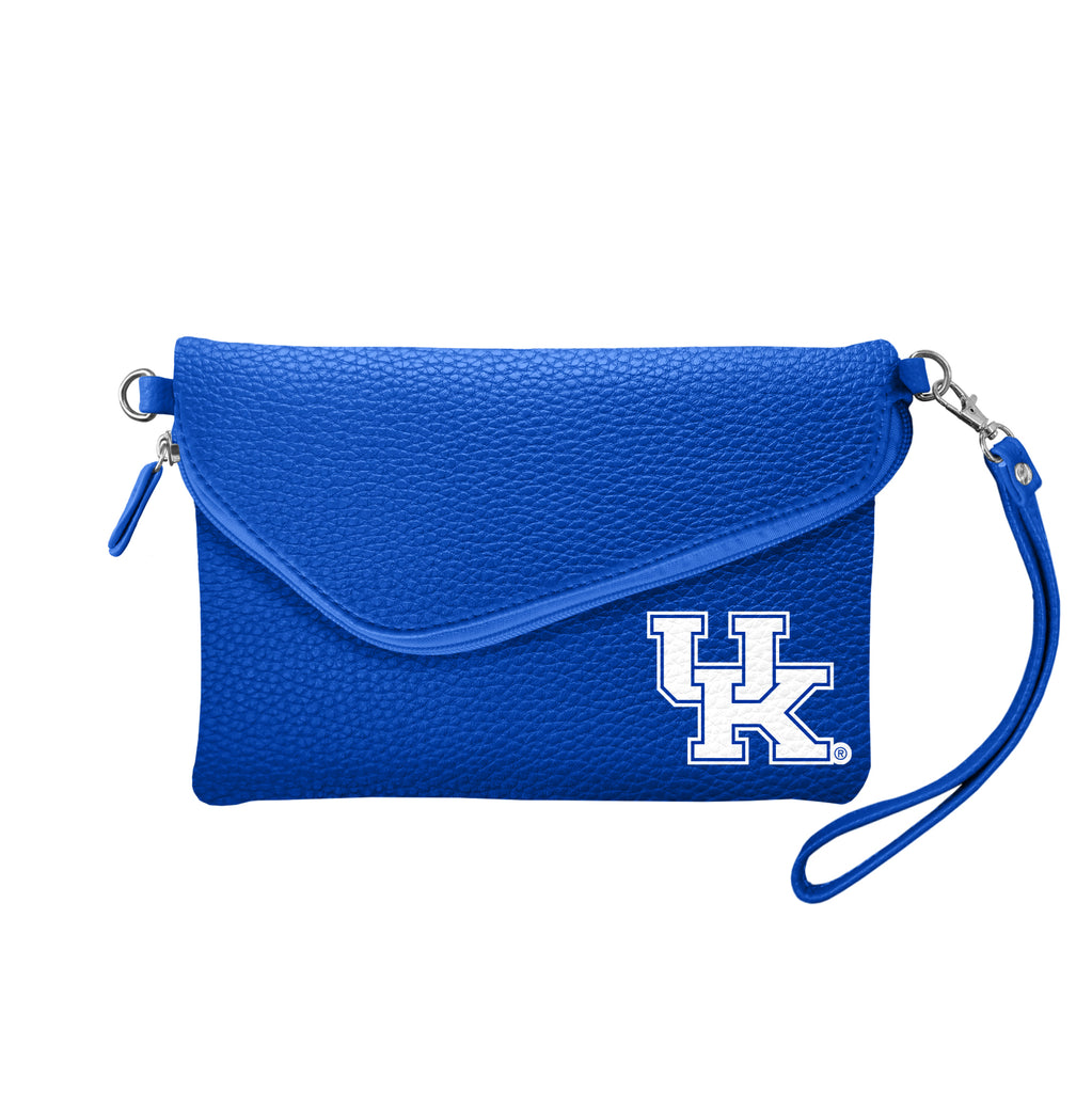 Kentucky Wildcats Fold Over Crossbody Pebble - Royal