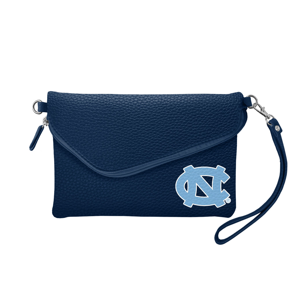 North Carolina Tar Heels Fold Over Crossbody Pebble - NAVY