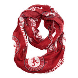 Alabama Crimson Tide Sheer Infinity Scarf