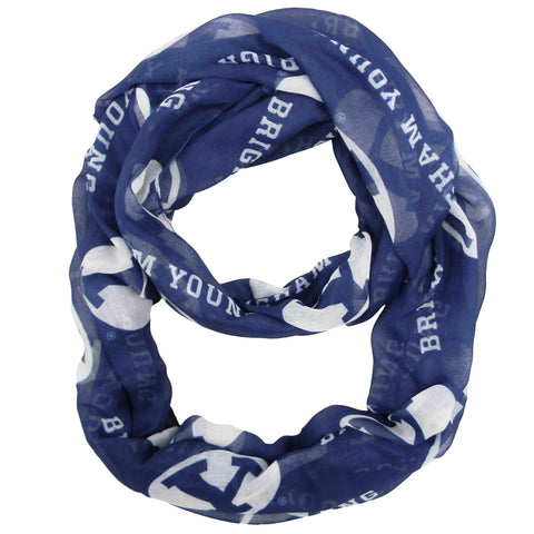 BYU Cougars Sheer Infinity Scarf